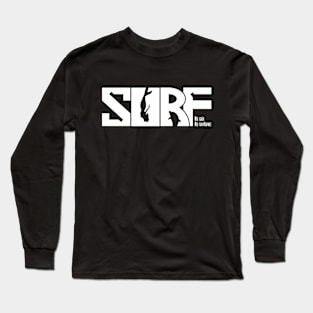 SURF (white) Long Sleeve T-Shirt